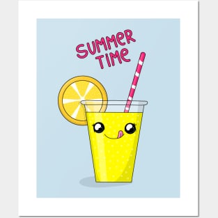 Summer drink Posters and Art